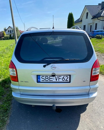 Opel Zafira cena 5900 przebieg: 347000, rok produkcji 2004 z Puszczykowo małe 92